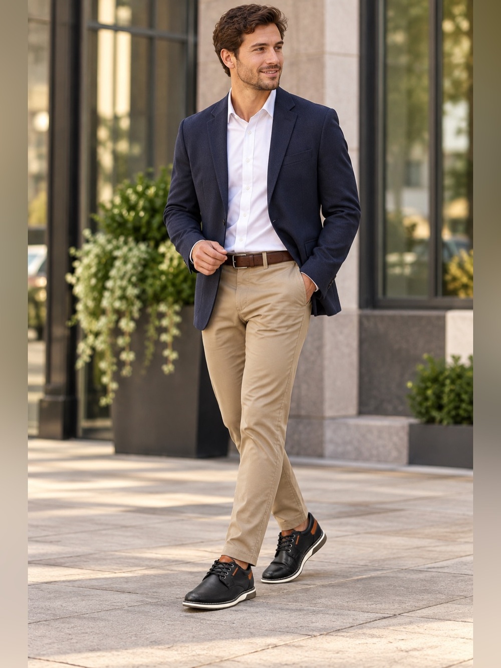 Men's Black Derby Shoes - Classic Lace-Up Oxfords 9E (Wide)